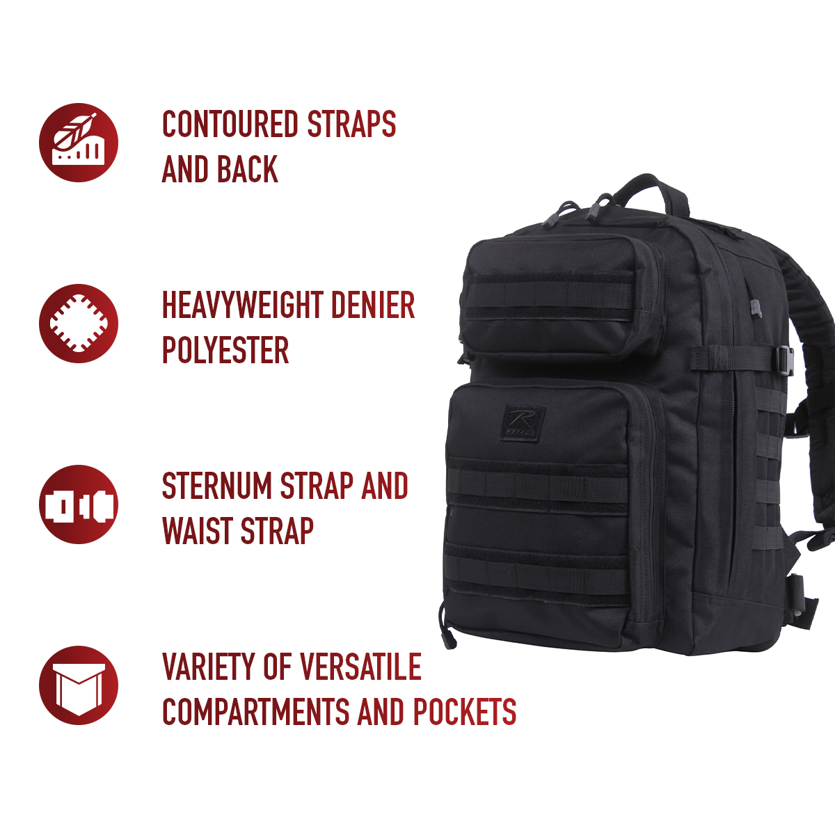 Rothco Fast Mover Tactical Backpack - Image 3