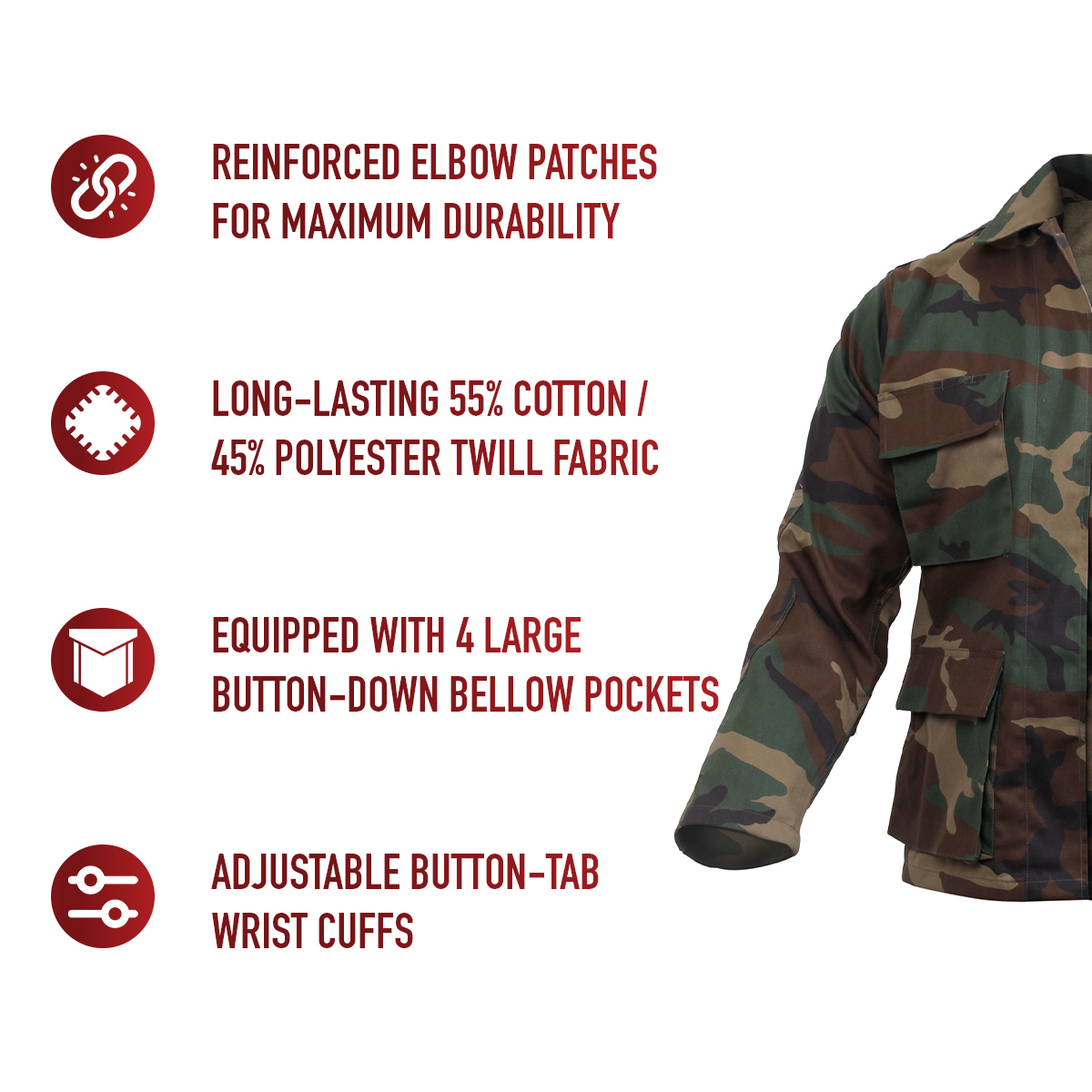 Rothco BDU and Digital ACU Shirt - Image 16