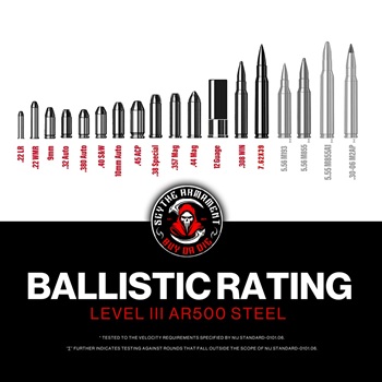 AR500 - LEVEL III/RF1 - ARMORED SHIELD - Image 3